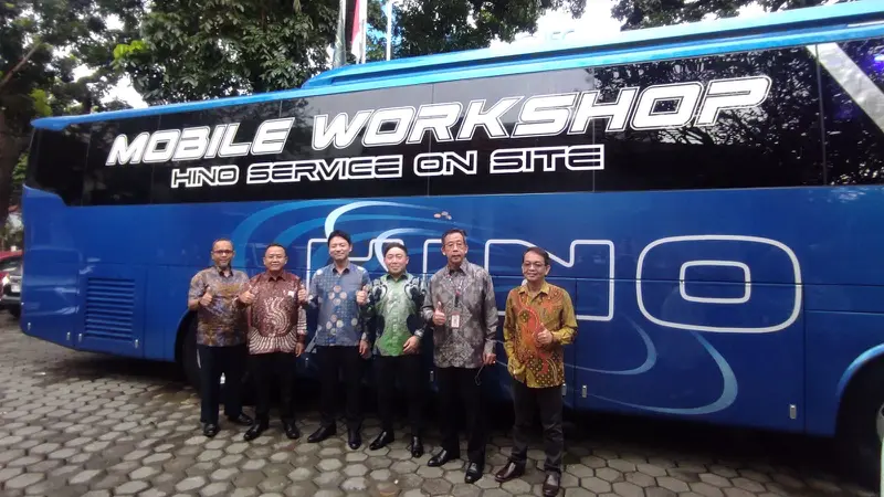 Hino Dirikan Posko dari Medan hingga Surabaya (Arief A/Liputan6.com)