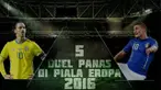 Video duel terpanas di ajang Piala Eropa 2016, salah satunya Granit Xhaka vs Taulant Xhaka kakak-adik kandung membela dengan beda negara.