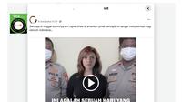 Penelusuran klaim foto Najwa Shihab ditangkap Polisi.