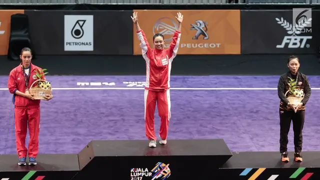 Sumbang Emas untuk Indonesia, Begini Aksi Atlet Wushu Saat Berlaga