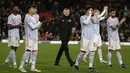 Hal tersebut ia lakukan usai Manchester United dikalahkan Watford 1-4. (AFP/Ian Kington)