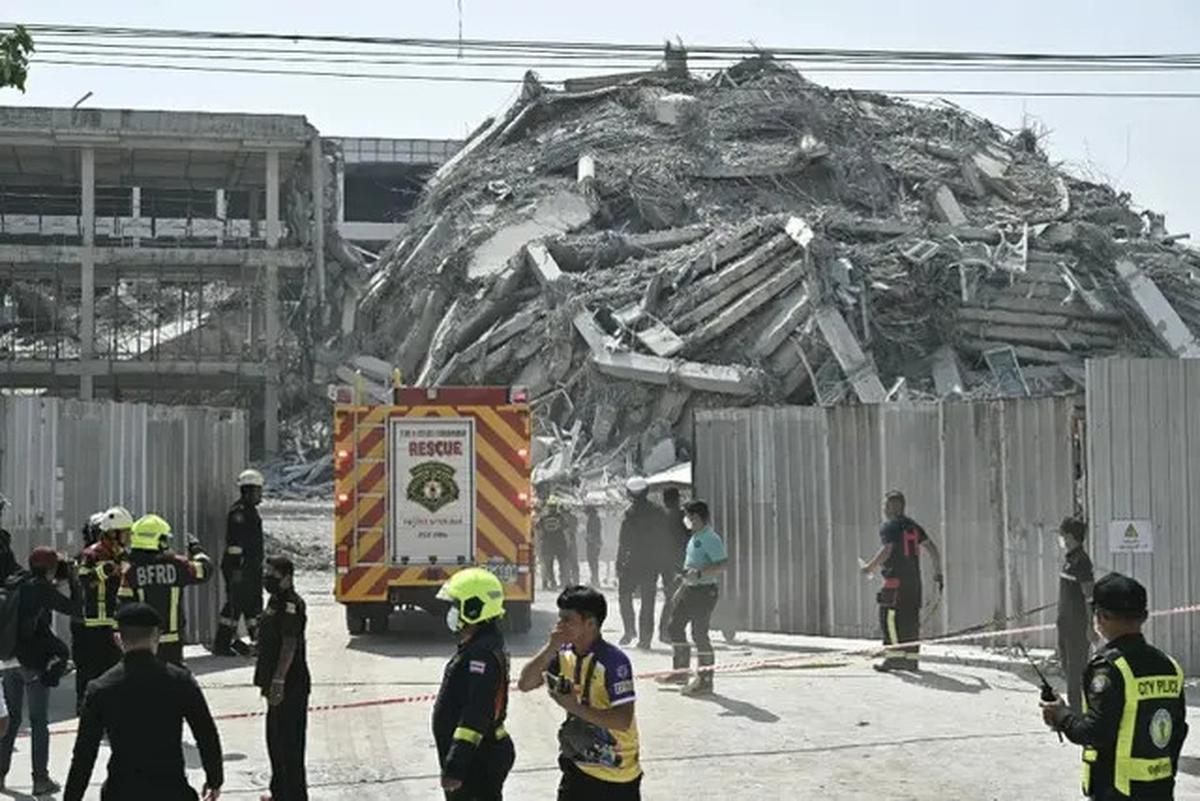 Gempa Myanmar Guncang Bangkok Thailand: Gedung Pencakar Langit Ambruk