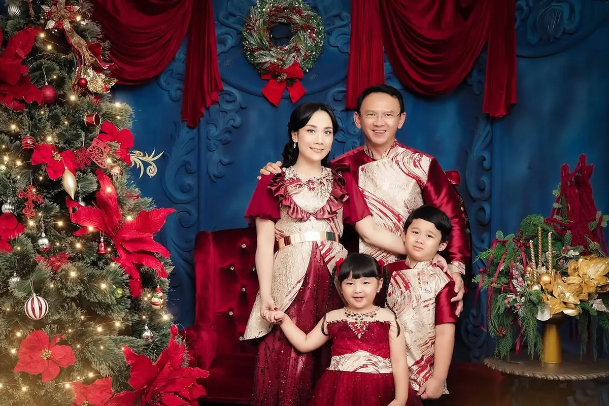 Inspirasi Busana Nuansa Merah dari Keluarga Ahok untuk Tahun Baru Imlek 2025