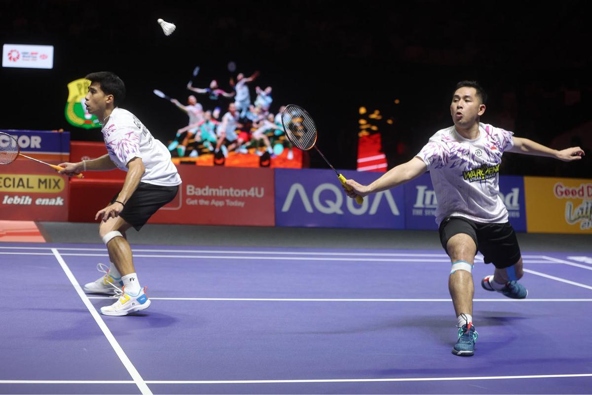 FOTO: Sabar/ Reza Dikalahkan Ganda Korea, Indonesia Kembali Tanpa Gelar di Indonesia Open