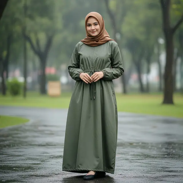 9 Model Gamis Praktis untuk Traveling Jauh, Tampil Modis dan Nyaman