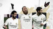 Isco, Sergio Ramos dan Eden Hazard. (Bola.com/Dody Iryawan)
