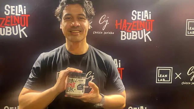 Chicco Jerikho saat perkenalan Lean Lab di kawasan Barito, Kebayoran Baru, Jakarta Selatan, baru-baru ini.