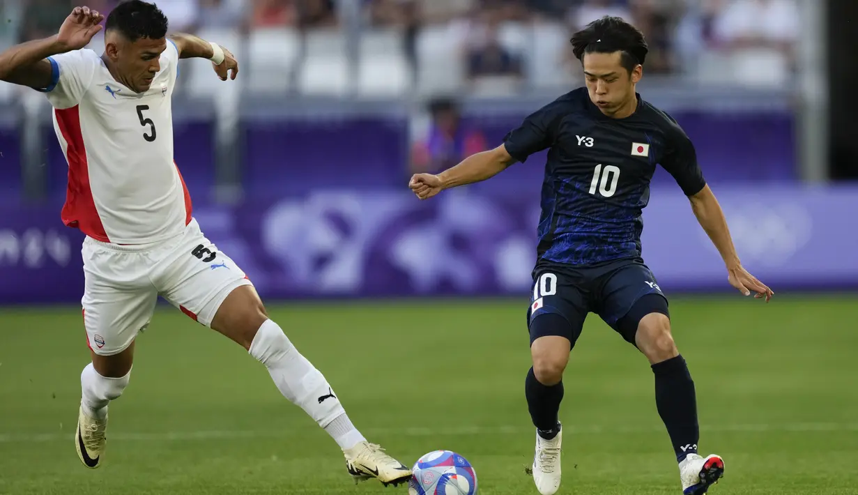 Kemenangan ini membuat Jepang untuk sementara menjadi tim dari Asia yang meraih kemenangan. (AP Photo/Moises Castillo)