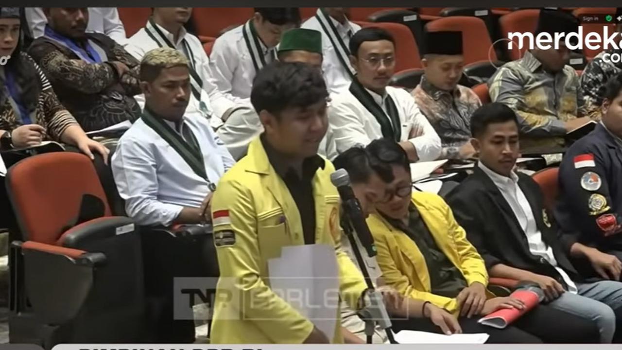 VIDEO: Suara Bergetar Ketua BEM UI, Kecewa Prabowo Sebut Demo DPR Ada Dugaan Makar