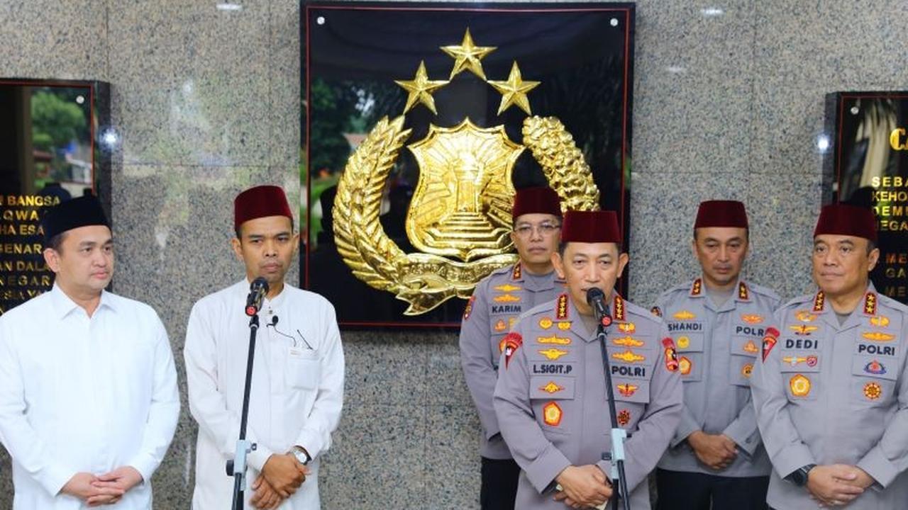 Fakta Menarik: Tausiah Ustadz Abdul Somad di Mabes Polri Jadi Spirit Pengabdian, Kapolri Soroti Toleransi Beragama