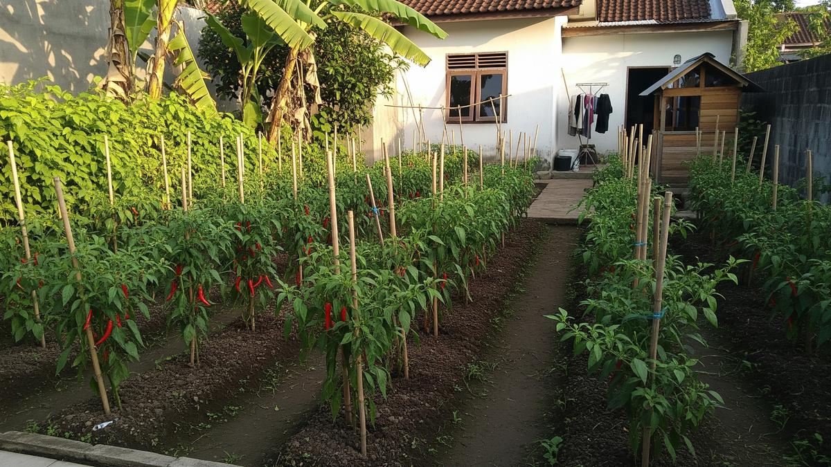 8 Ide Kebun Cabai Tanpa Pupuk Pakai Kompos Dapur, Cocok Buat Pemula yang Mau Coba Berkebun