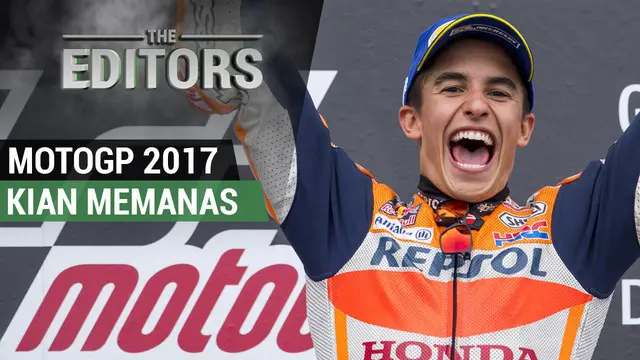 VIDEO: Marquez Juara Paruh Musim, MotoGP 2017 Kian Memanas