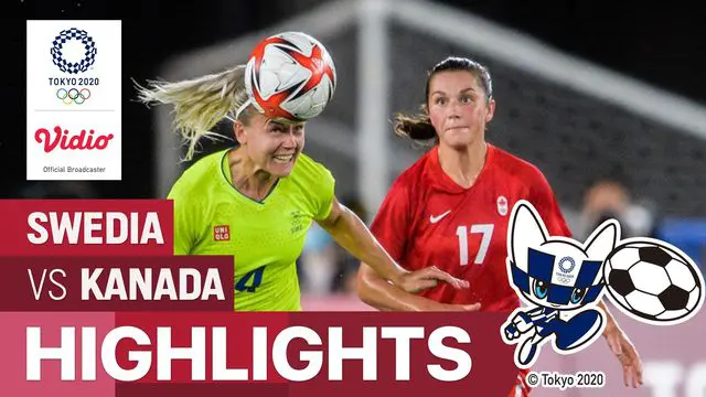 Berita video highlights kemenangan Timnas Kanada atas Timnas Swedia dalam laga final sepak bola putri Olimpiade Tokyo 2020, Jumat (6/8/2021) malam hari WIB.