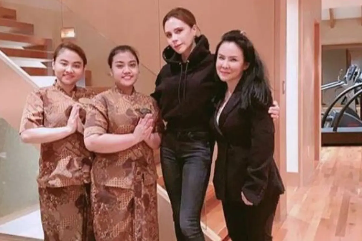 Victoria Beckham di Taman Sari Royal Heritage Spa di Kanada