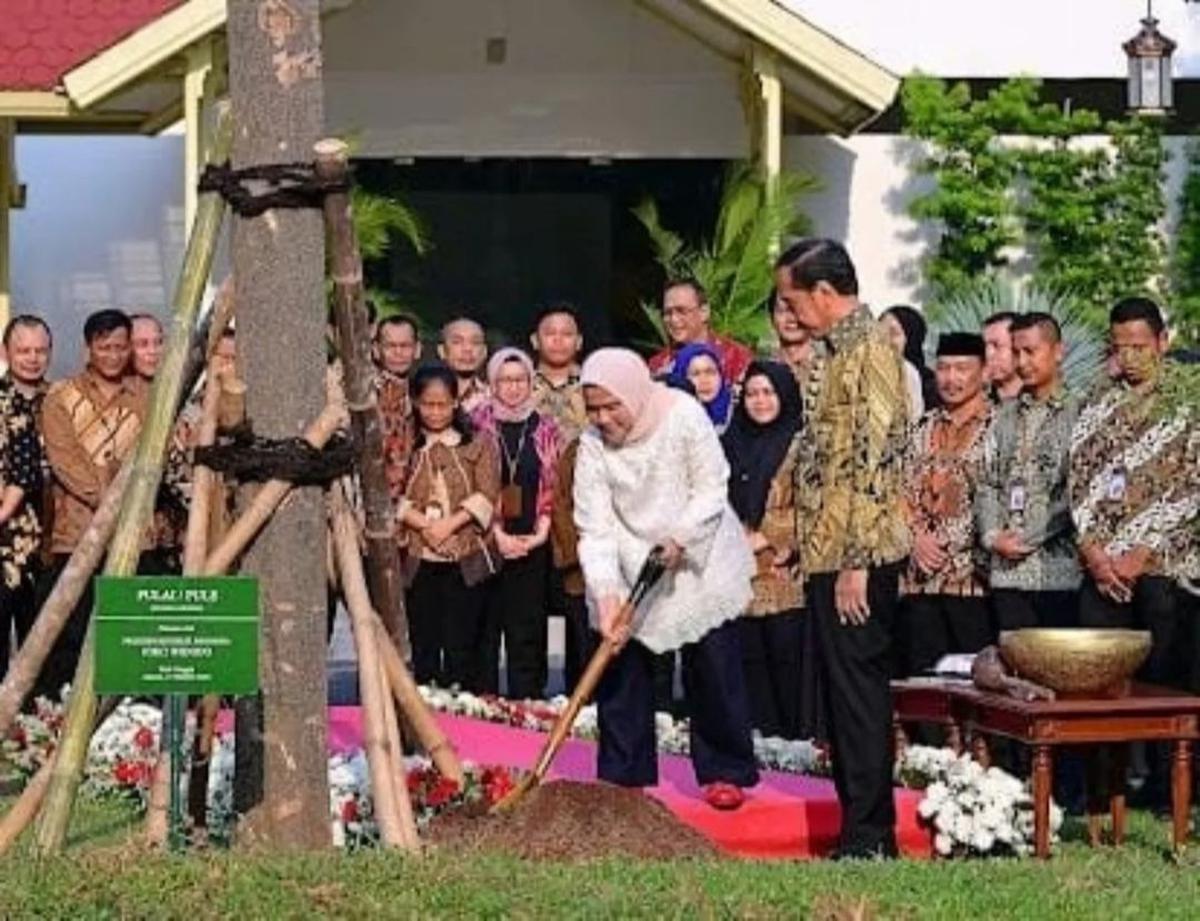 Filosofi Bunga yang Ditanam Presiden Jokowi & Ibu Iriana
