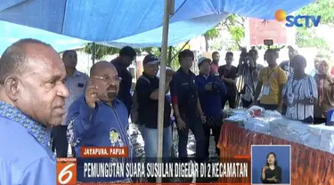 Diadakan pemungutan suara Pemilu 2019 susulan, antusias warga Jayapura, Papua, menurun.