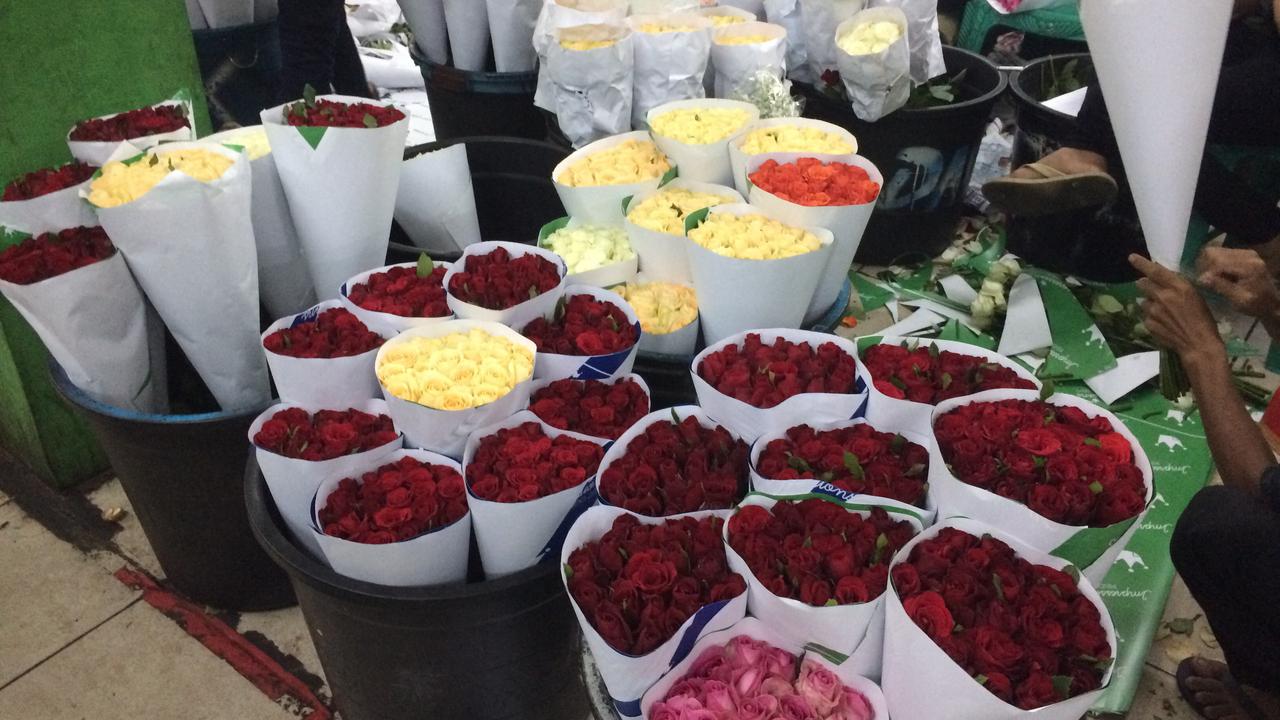 Pasar Bunga Rawa Belong. Liputan6.com/Athika Rahma