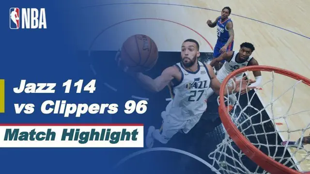 VIDEO: Highlights NBA, LA Clippers Telan Kekalahan dari Utah Jazz 96-114