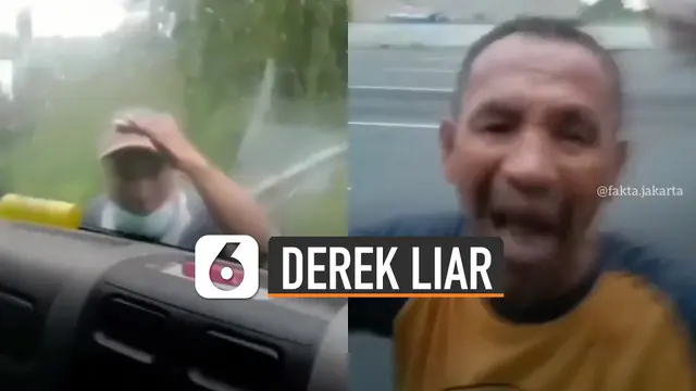 Beredar video seorang pengemudi truk yang meminta bantuan karena dipaksa gunakan derek liar saat alami mogok di jalan.