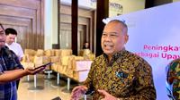 Guru Besar Pangan dan Gizi Institut Pertanian Bogor (IPB) Prof. Ali Khomsan, soal gizi dalam empek-empek atau pempek Palembang serta kaitannya dengan pencegahan stunting, Palembang (5/7/2023). Foto: Liputan6.com/Ade Nasihudin.