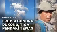 Mencekam! Erupsi Gunung Dukono Tewaskan Tiga Pendaki, Jenazahnya Belum Ditemukan