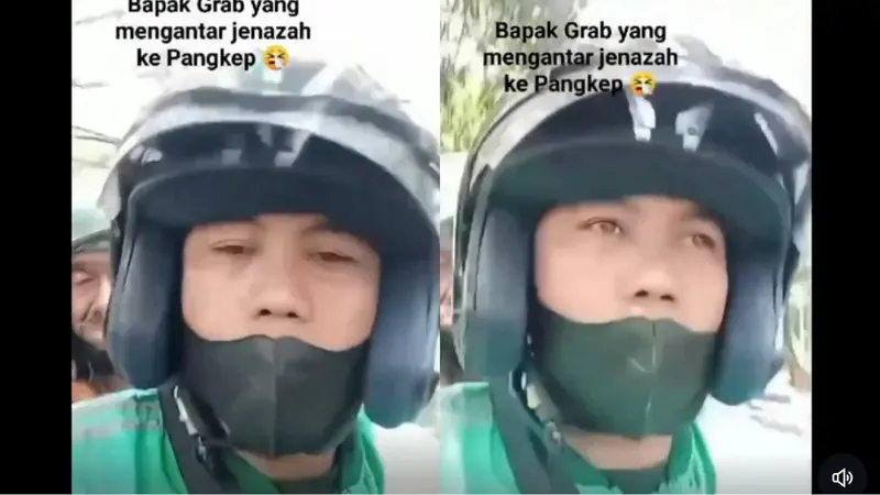 Viral Video Jenazah Bayi Dibungkus Plastik Diangkut Ojol, Kakek Ungkap Keluarga Tak Mampu Bayar Ambulans (Foto: @kegblgnunfaedh)