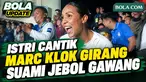 Gol kapten Persib Bandung, Marc Klok, ke gawang Dewa United disambut suka cita sang istri, Cacharel Klok. 

Sambil menggendong sang buah hati, Cacharel terlihat bahagia menyaksikan momen spesial suaminya di tribun Stadion Si Jalak Harupat, Kabupate...