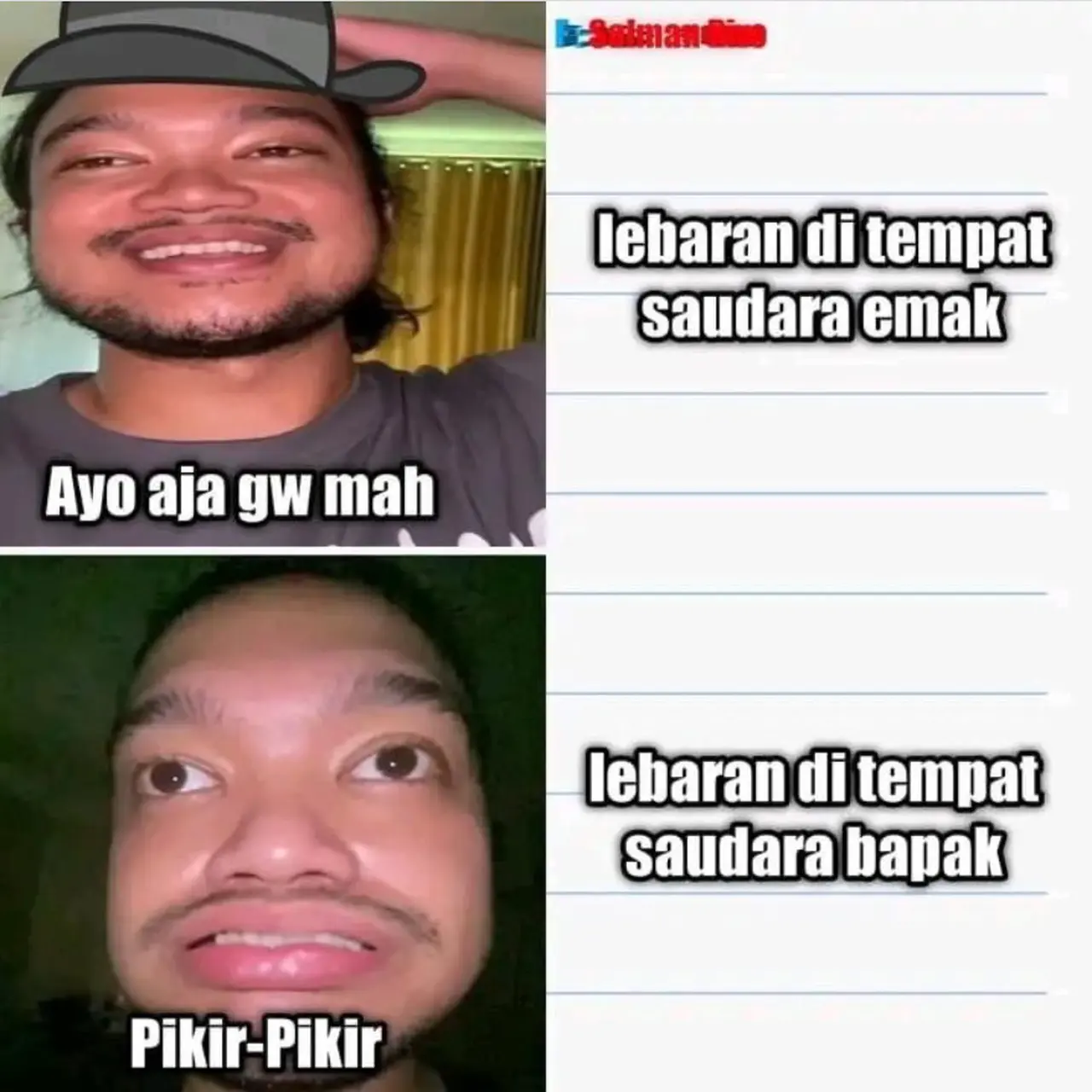 6 Meme Tidak Semangat Sambut Lebaran Idul Fitri Ketika Dewasa Ini Bikin