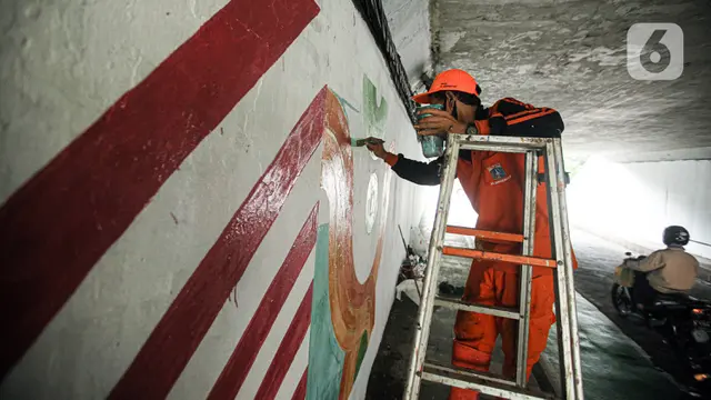 Pembuatan Mural Kolong Semanggi