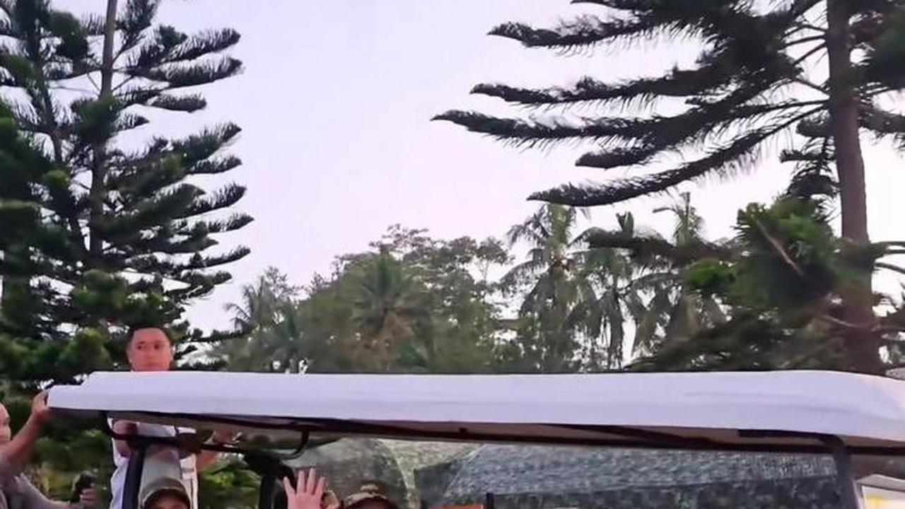 Menteri Kabinet Merah Putih Berseragam Loreng