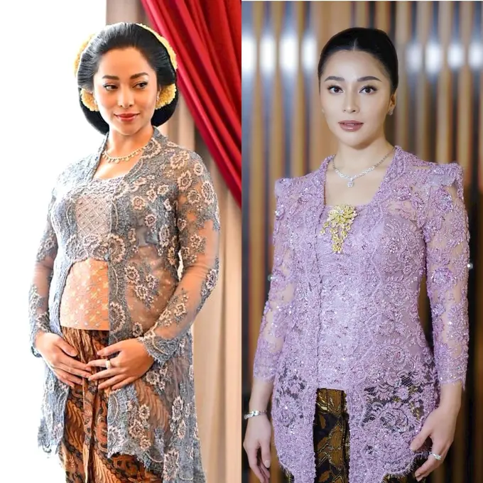 8 Potret Beda Gaya Nikita WIlly Pakai Kebaya saat Hamil Anak Pertama dan Kedua, Bumil Selalu Tampil Menawan