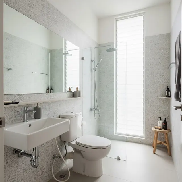 9 Desain Kamar Mandi Kecil Tapi Tetap Terang, Ruangan Sempit Jadi Lebih Lapang