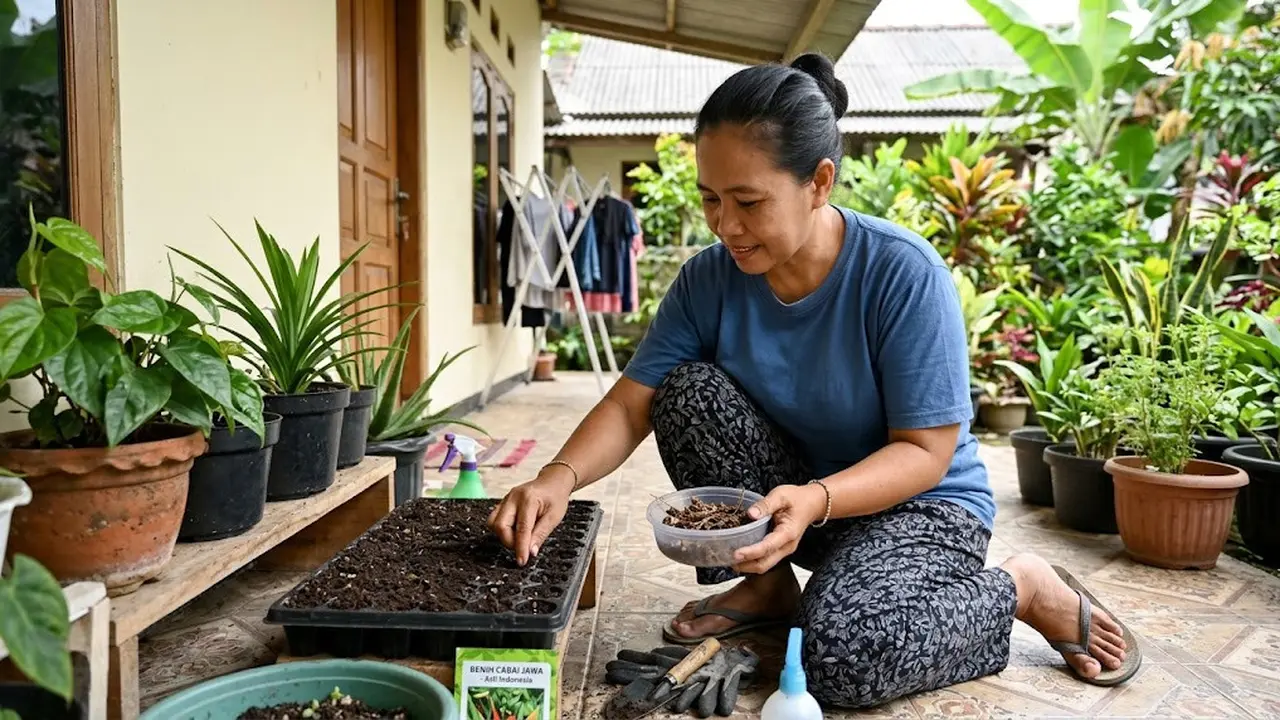 Cara Menanam Cabai Jawa dari Biji untuk Pemula di Rumah