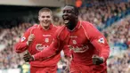 Tumbuh dan lulus di akademi Leicester, potensi Emile Heskey membuat manajer Liverpool Gerard Houllier dengan cepat mengontraknya pada tahun 2000 senilai £ 11 juta. Sempat dipertanyakan, ia akhirnya berhasil menjawab keraguan dengan mencetak 60 gol dalam 223 laga bersama The Reds. (AFP/Paul Barker)