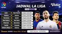 Live Streaming La Liga Spanyol 2020/2021 Pekan Ke-32 di Vidio. (Sumber : dok. vidio.com)