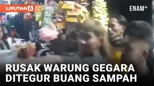 VIDEO: Anak Punk Amuk Warung di Serang Usai Diingatkan untuk Tak Buang Sampah Sembarangan