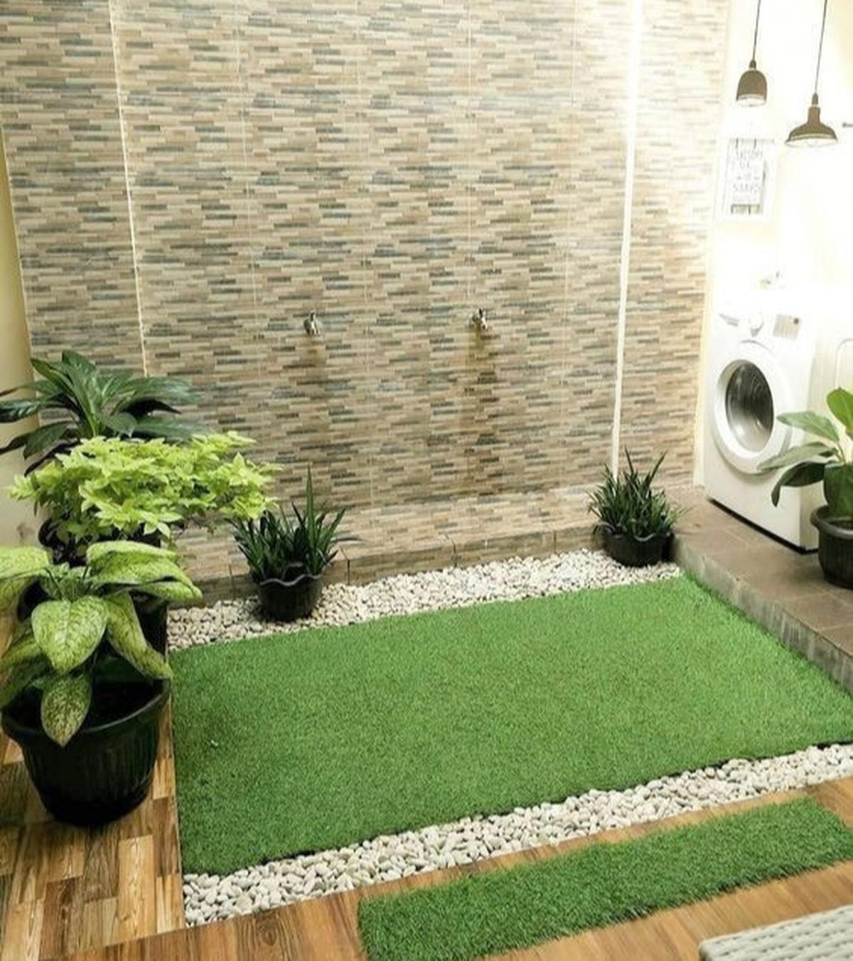 Desain Taman Rumput Sintetis