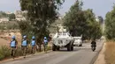 <p>Serangan Israel di Lebanon menewaskan tiga anggota Hizbullah pada 9 Oktober. (JOSEPH EID/AFP)</p>