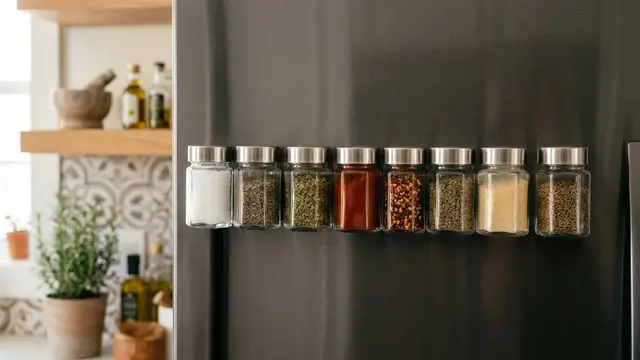 Rak Bumbu Magnetik