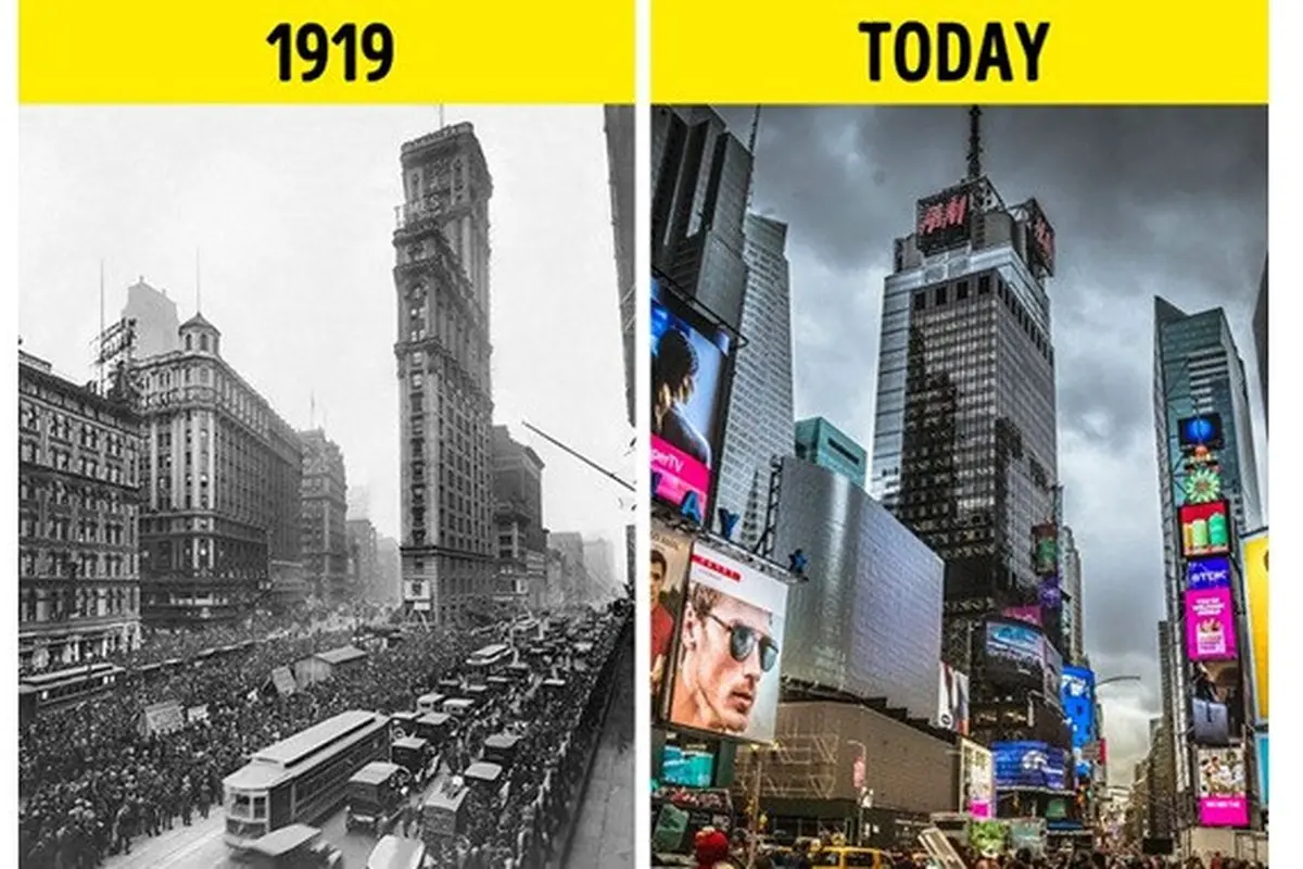 Potret Perbedaan 7 Kota Setelah 100 Tahun, Tak Selalu Penuh Gedung Tinggi