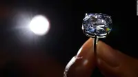 Miliarder asal Hongkong, Joseph Lau hadiahi putri keduanya, Josephine dengan berlian termahal di dunia, Blue Diamond (sumber. CNN.com)