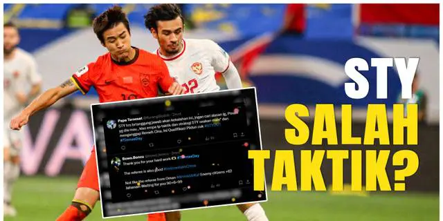VIDEO: Reaksi Netizen Setelah Timnas Indonesia Kalah dari China, Shin Tae-yong Salah Taktik?