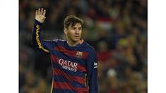 Gol Lionel Messi saat Barcelona bermain di kandang Athletic Bilbao dilakukan dengan cara mengelabui hingga 5 pemain ini dipilih menjadi finalis gol terbaik FIFA 2015.