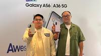 First Look - Samsung A56 &amp; A36 5G. Liputan6.com/Reanthonio Oktovier Sinanu