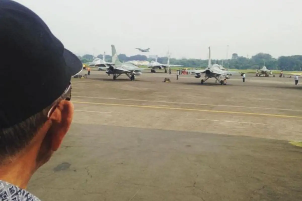 Hadiri HUT TNI AU, Netizen Ramai Unggah Video di Media Sosial