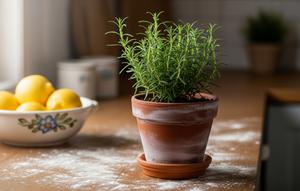 Contoh Tanaman Aromatik di Dapur. (Foto: Gemini AI)