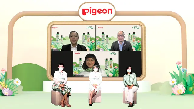 Acara Konferensi Pers virtual Peluncuran Pigeon Natural Botanical Series