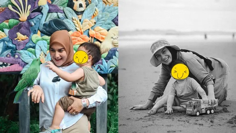 Tak Didampingi Ammar Zoni, Ini 6 Momen Liburan Irish Bella dan Baby Air di Bali