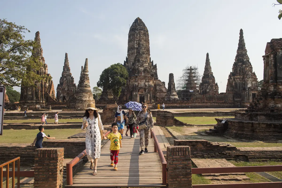 Ayutthaya Thailand Kembali Terima Turis