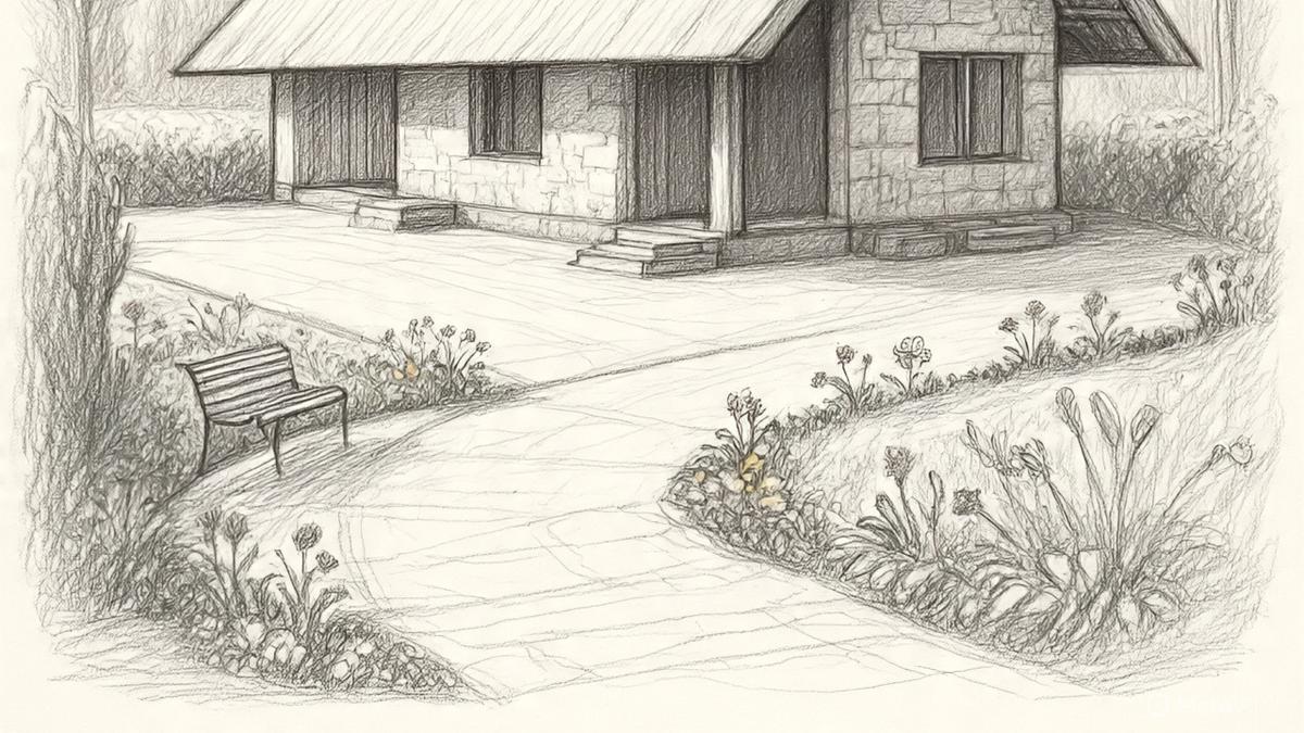 6 Sketsa Gambar Rumah Sederhana di Desa, Nyaman dan Tetap Estetik